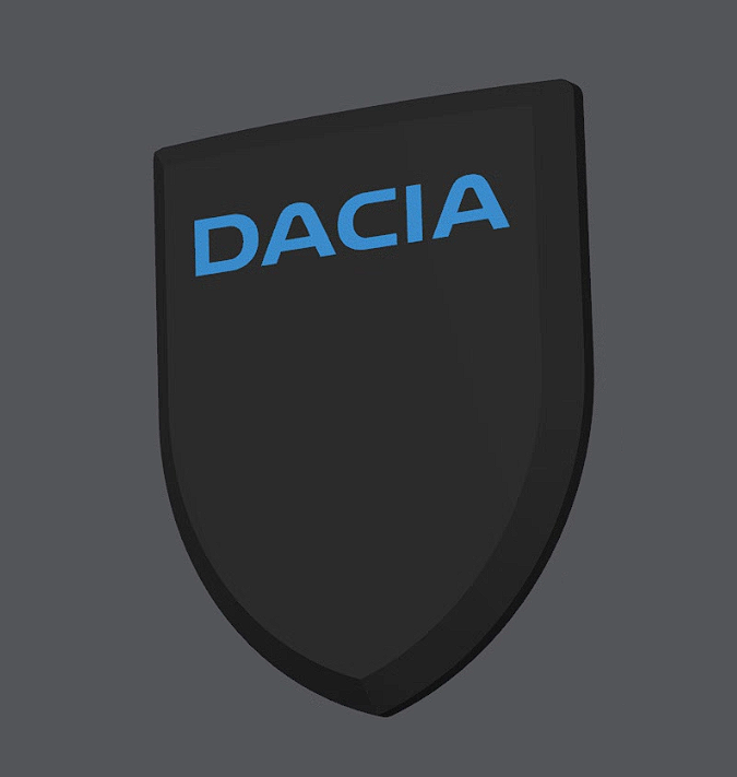 Set de sigle personalizate față - spate compatibile Dacia Logan