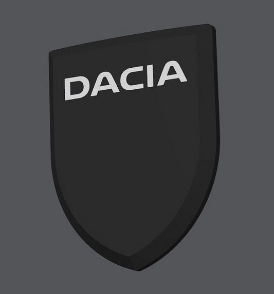 Set de sigle personalizate față - spate compatibile Dacia Logan