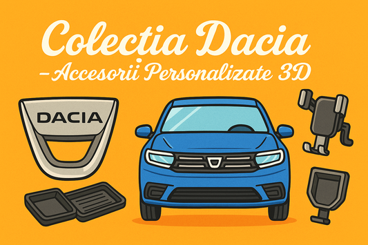 Accesorii auto 3D printate pentru Dacia Logan, Duster, Sandero