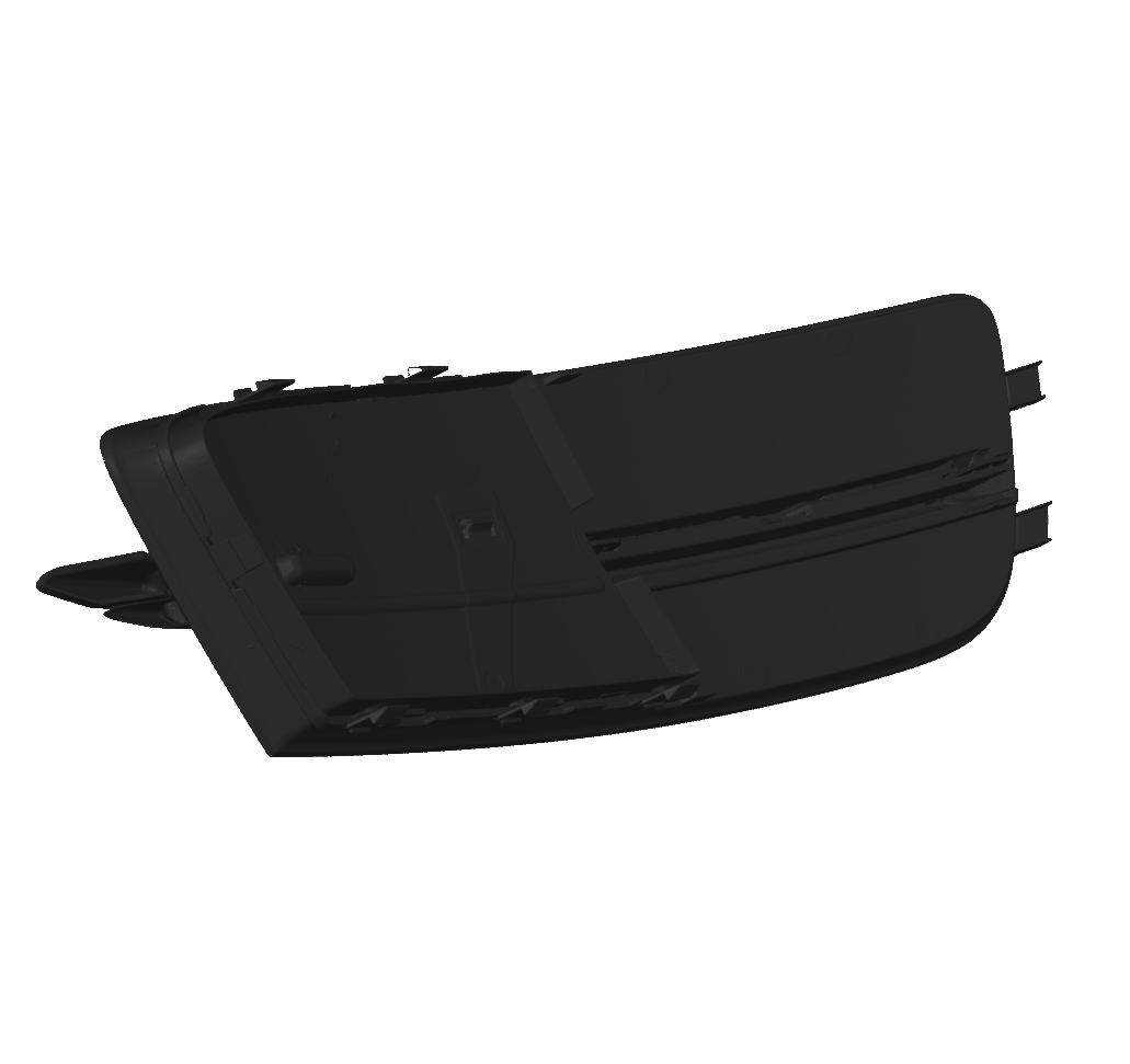 Grilă Bara Față Stânga / Dreapta Audi A6 C7 (4G) Black Edition - Cod OEM 4G0807682N9B9 / 4G0807681N9B9