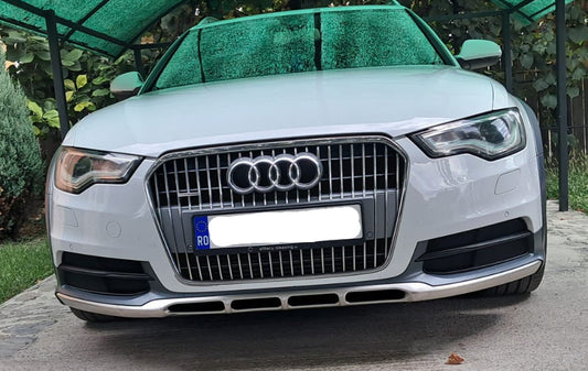 Grilă Bara Față Stânga / Dreapta Audi A6 C7 (4G) Black Edition - Cod OEM 4G0807682N9B9 / 4G0807681N9B9