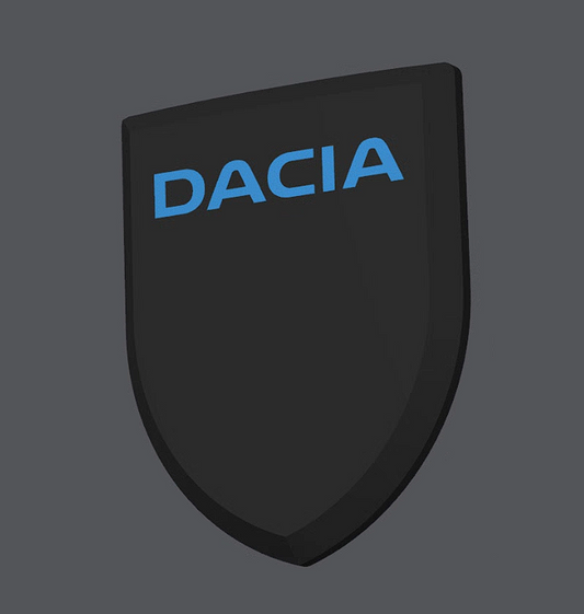 Set de sigle personalizate față - spate compatibile Dacia Logan